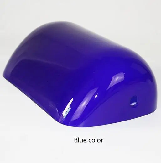 Decorbites™ Glas-Bankier-Lampenschirm – Elegante Lampenschutzabdeckung in Grün/Blau/Bernstein/Weiß