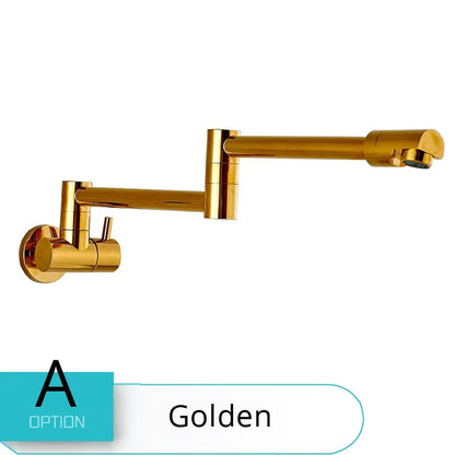 Decorbites™ Drehgelenk-Auslauf Messing-Küchenarmatur, Einloch Zwei-Griff Schwingarm
