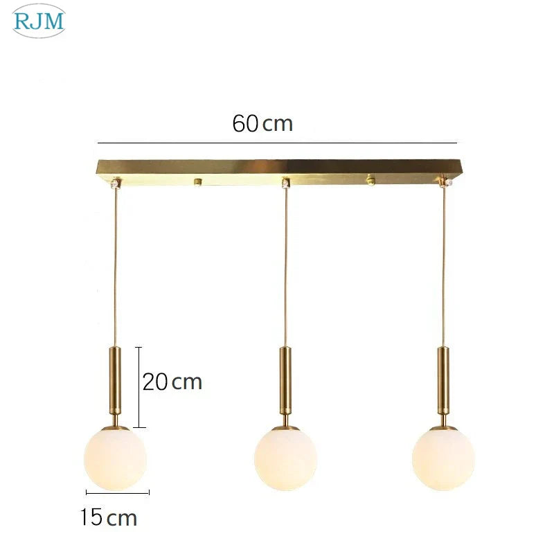 Decorbites™ Glasball-LED-Hängeleuchte: Nordisch Modern, Ein-Kopf, Kreatives Design