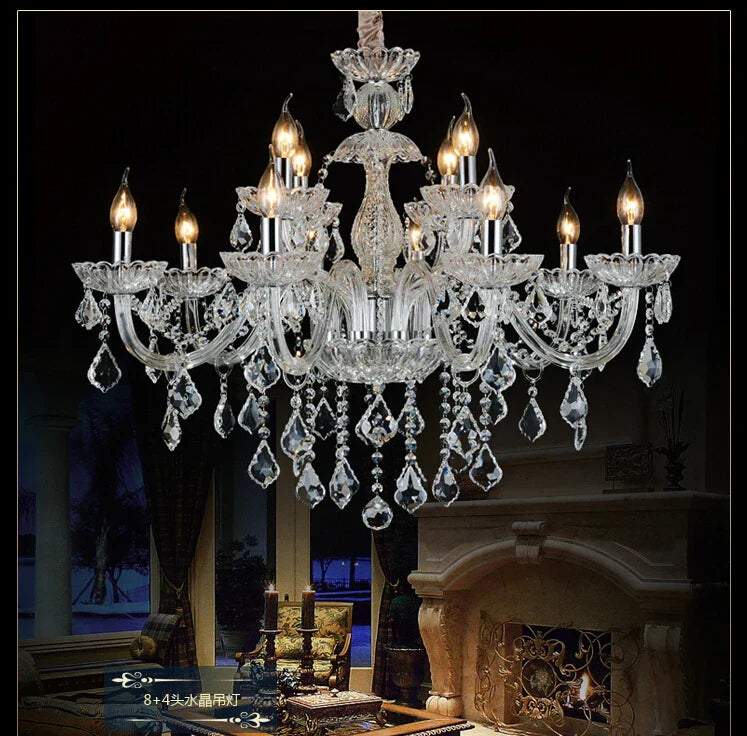 Decorbites™ Handgeblasener Kristall-Kronleuchter Licht Modern Groß Kristall-Lüster