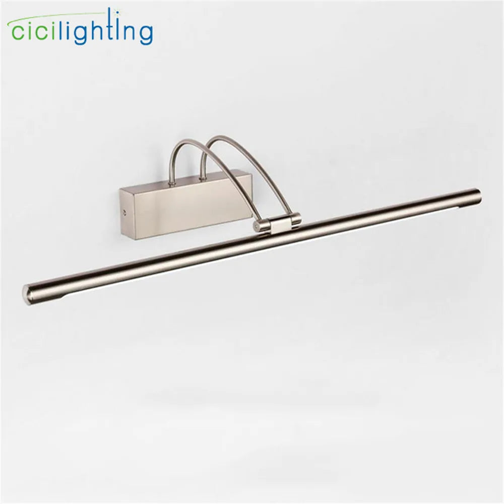 Decorbites™ LED-Spiegelbeleuchtung für Badezimmer, Frontlichter für den Spiegel, modernes Kunstdekor, 45-75 cm