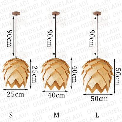 DecorBites™ Handmade Smart Puzzle Pendant Lights for Home, Restaurant, and Cafe