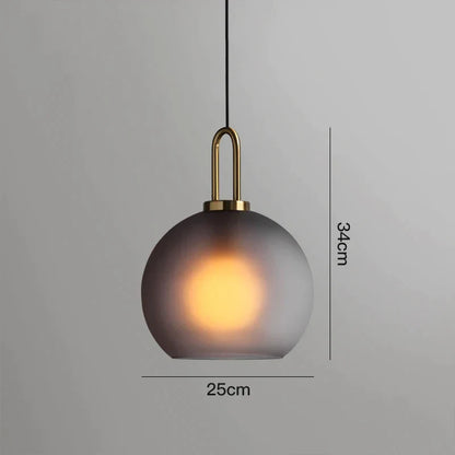 Decorbites™ Glas-Kugelleuchter für Wohnzimmer, Esszimmer, Bar – Luxuriöser Industrie-Stil
