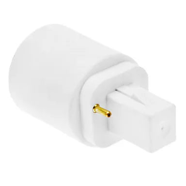 Decorbites™ LED-Birnenfassung Umwandler G24 zu E27 Adapter - Weiß