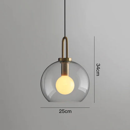 Decorbites™ Glas-Kugelleuchte: Luxus-Lampe für Restaurants & Bars, nordisches Schlafzimmerlicht