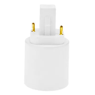 Decorbites™ LED-Birnenfassung Umwandler G24 zu E27 Adapter - Weiß