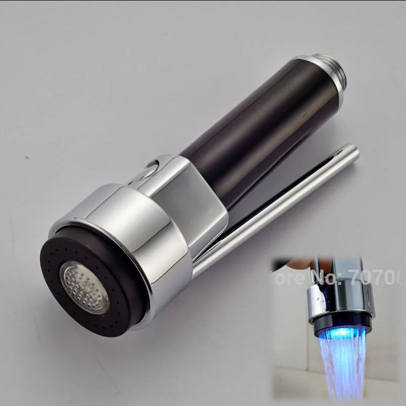 Decorbites™ LED-Leuchte Chrom-Küchenarmatur Ausziehbarer Sprühkopf-Ersatz