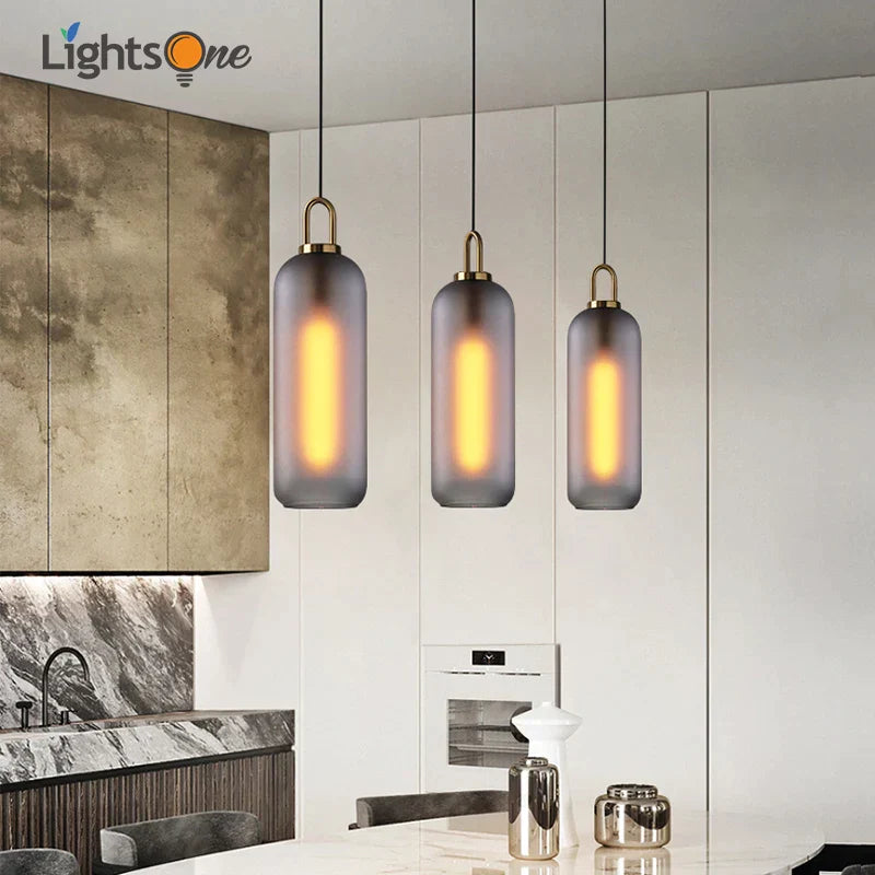 Decorbites™ Glas-Kugelleuchter für Wohnzimmer, Esszimmer, Bar – Luxuriöser Industrie-Stil