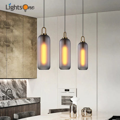 Decorbites™ Glas-Kugelleuchter für Wohnzimmer, Esszimmer, Bar – Luxuriöser Industrie-Stil