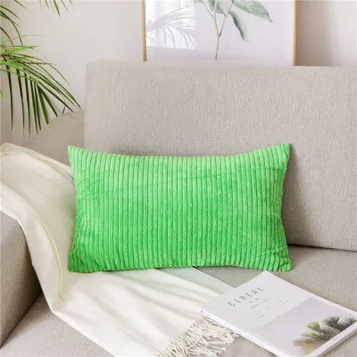 DecorBites™ Corduroy Flocking Velvet Pillow Cover 40x60cm