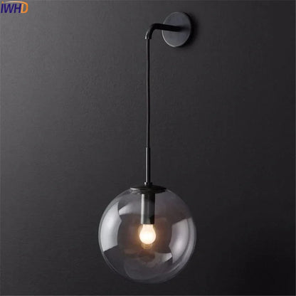 DecorBites™ Glass Ball LED Wall Lamp - Nordic Modern Bathroom Sconce