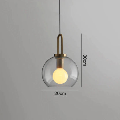 Decorbites™ Glas-Kugelleuchter für Wohnzimmer, Esszimmer, Bar – Luxuriöser Industrie-Stil