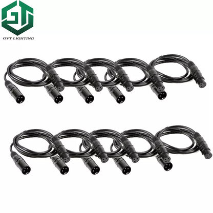 Decorbites™ DMX-Kabel 1 m für Bühnenbeleuchtungspult Moving Head Par Laserlichter