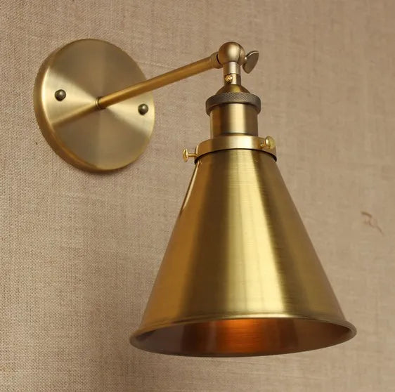 Decorbites™ Industrielle Vintage-Messing-Loft-Wandlampe Retro-Edison-Lichtarmatur