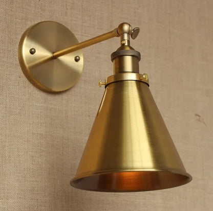 Decorbites™ Industrielle Vintage-Messing-Loft-Wandlampe Retro-Edison-Lichtarmatur