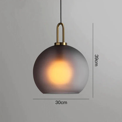 Decorbites™ Glas-Kugelleuchter für Wohnzimmer, Esszimmer, Bar – Luxuriöser Industrie-Stil