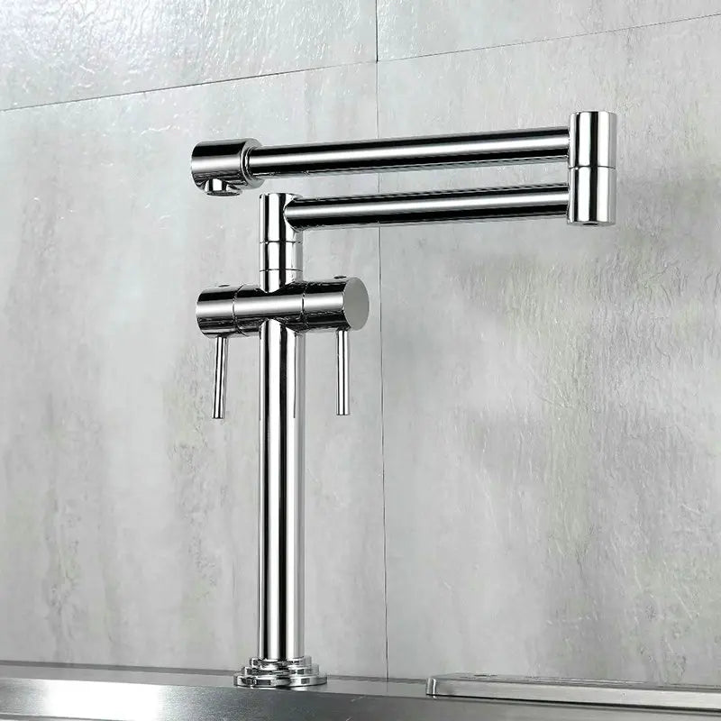 Brass Deck Kitchen Faucet