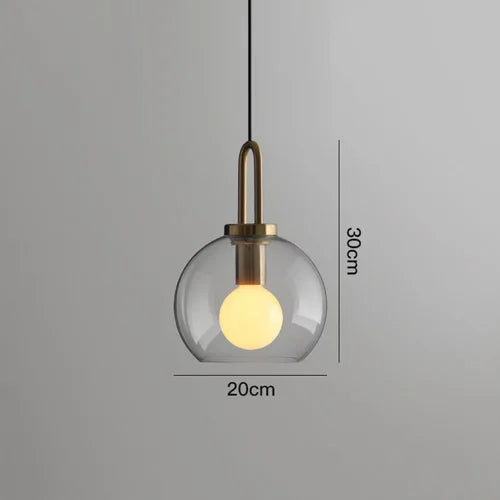 Decorbites™ Glas-Kugelleuchte: Luxus-Lampe für Restaurants & Bars, nordisches Schlafzimmerlicht