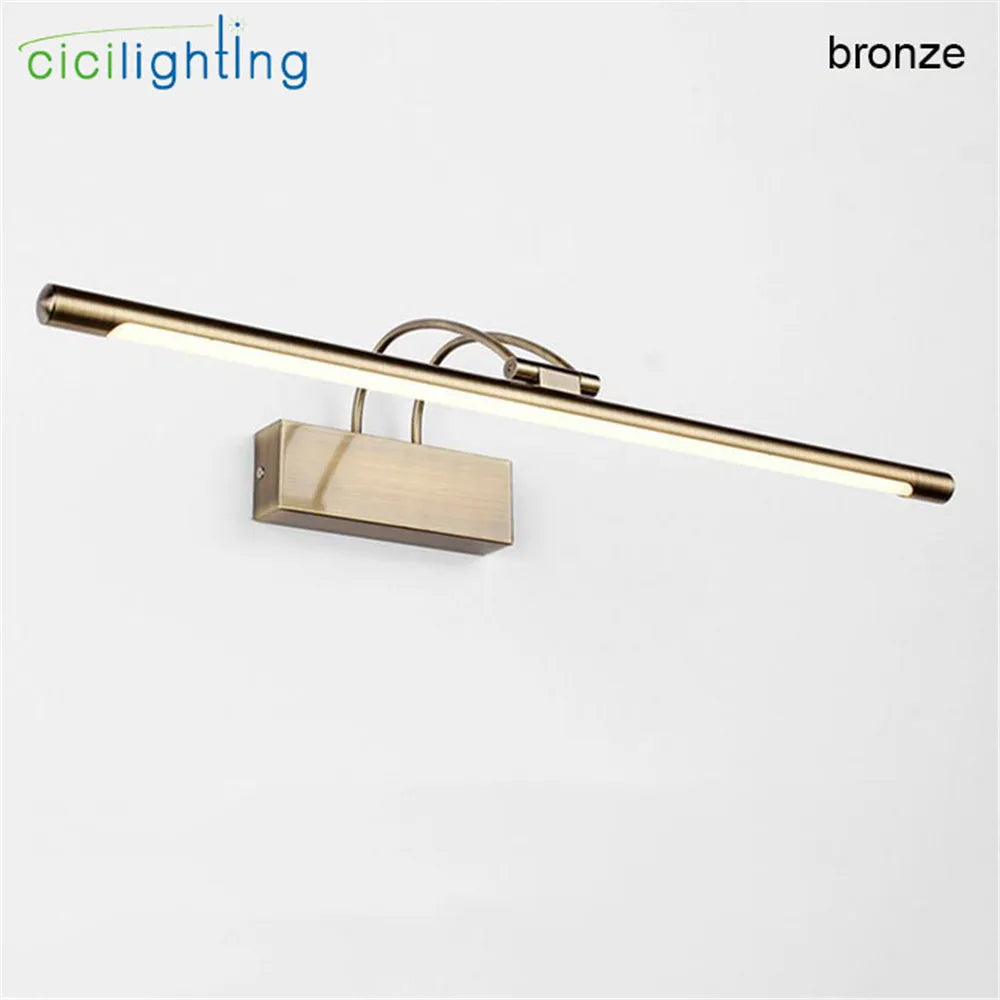 Decorbites™ LED-Spiegelbeleuchtung für Badezimmer, Frontlichter für den Spiegel, modernes Kunstdekor, 45-75 cm