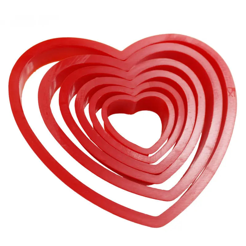 Heart Cake Cutter Set