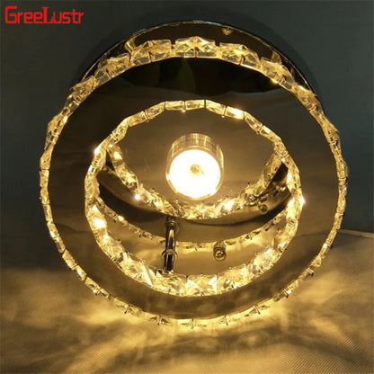 Decorbites™ Kristall-LED-Deckenleuchte: Edelstahl-Rundarmatur für Schlafzimmer, Küche, Badezimmer