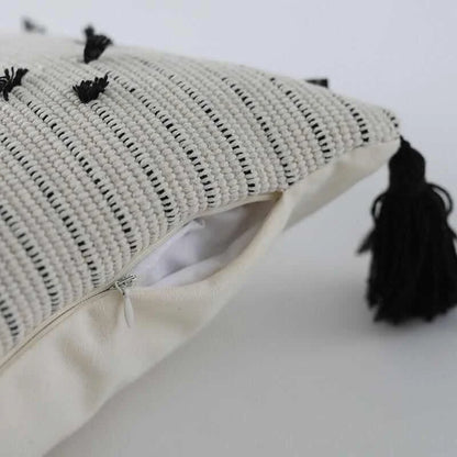 DecorBites™ Geometric Tassels Cushion Cover for Home Sofa Bed Decoration