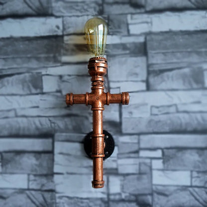 Decorbites™ Industrielle Eisenrohr-Wandleuchte: Loft-Dekoration, Steampunk-Lampe für das Wohnzimmer