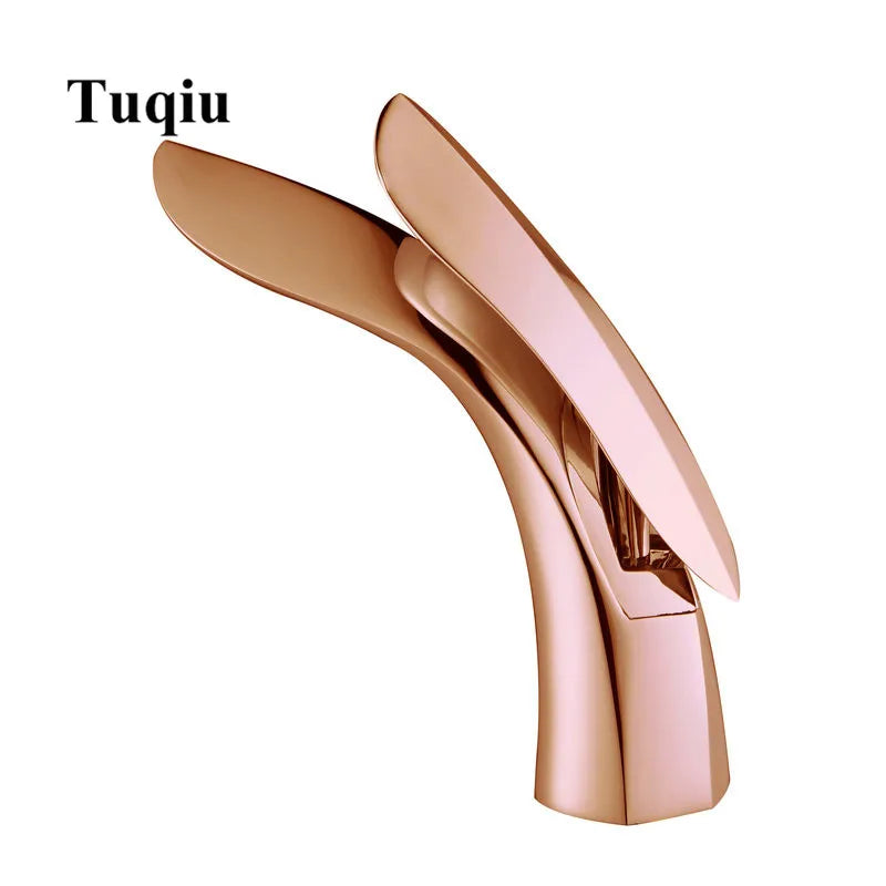Rose Gold Brass Faucet