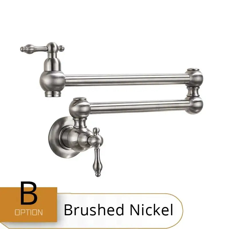 Decorbites™ Drehgelenk-Auslauf Messing-Küchenarmatur, Einloch Zwei-Griff Schwingarm
