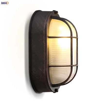 Decorbites™ Industrielle Glas-Wandlampe Retro Vintage Treppenlampe LED-Leuchte
