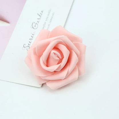 Decorbites™ Schaumrosen Blumenwand Heim Hochzeitsdekoration Brautbrosche Handgefertigte Künstliche Blumen