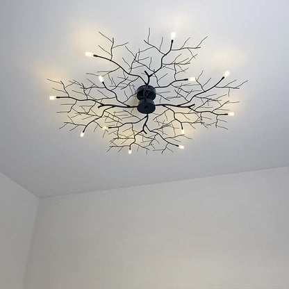 Decorbites™ LED Ast Zweig Eisen Deckenleuchte für Schlafzimmer- und Wohnzimmerdekoration