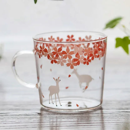 DecorBites™ Killer Whale Glass Coffee Mug 350ml: Cute Polar Bear Tea Cup Heat Resistant Glass Beer Mug