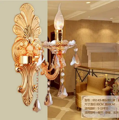Alloy Crystal Wall Light