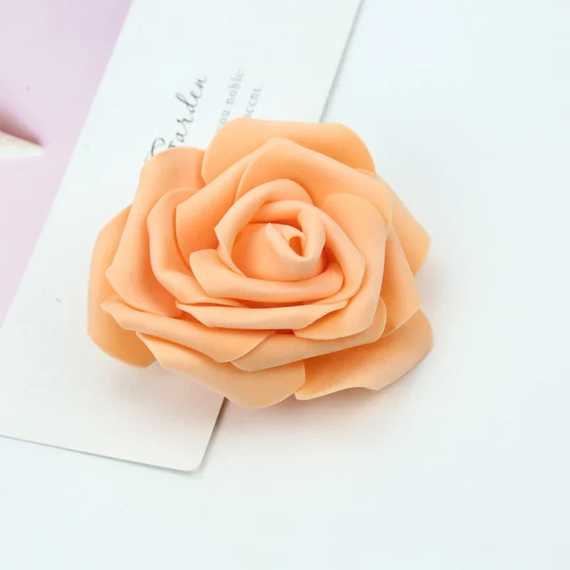 Decorbites™ Schaumrosen Blumenwand Heim Hochzeitsdekoration Brautbrosche Handgefertigte Künstliche Blumen