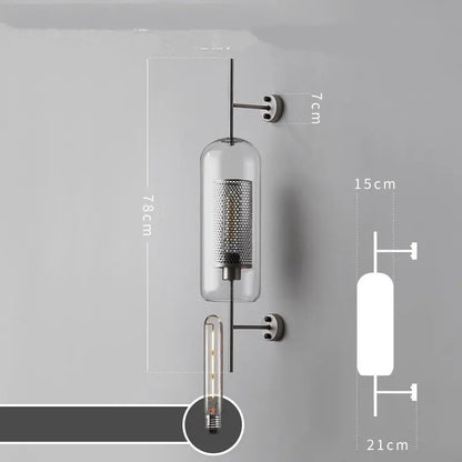 Decorbites™ Glas-Industriel-Wandleuchten für Wohnzimmer, Schlafzimmer und Esszimmer