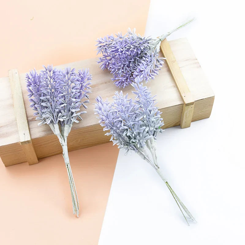 Decorbites™ Lavendel-Schaum-Kränze Heim-Hochzeitsdekoration Seidenblumen-Bouquet