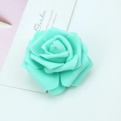 Decorbites™ Schaumrosen Blumenwand Heim Hochzeitsdekoration Brautbrosche Handgefertigte Künstliche Blumen