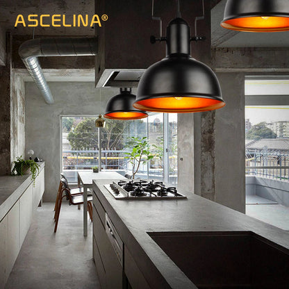 DecorBites™ Industrial Pendant Light: Retro Iron Hanging Lamp for Home & Store Decor Lighting