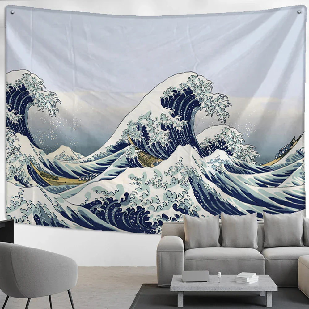 Bohemian Wave Wall Tapestry