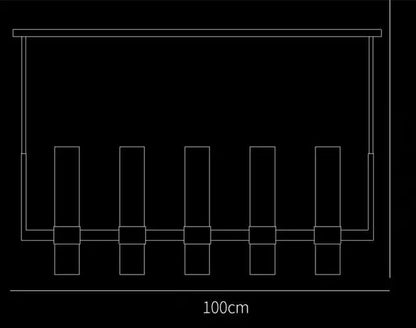 Decorbites™ Glas-Hängelampe mit E14 LED, Chrom-Finish, Retro-Design