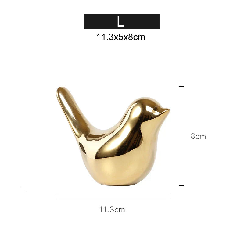 Gold Camel Ceramic Figurines