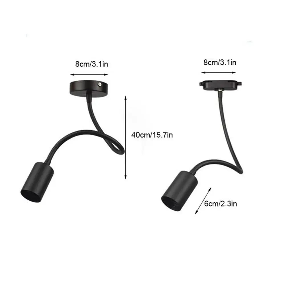 Decorbites™ LED Flex-Track-Leuchte für Bekleidungsgeschäfte - Schwarz Weiß Biegsame Stange Biegeleuchte