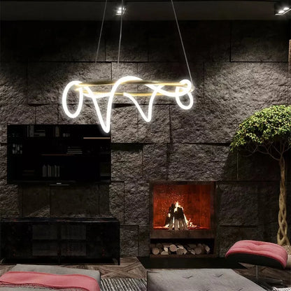 Decorbites™ Lines Kronleuchter: Moderne Designer-Beleuchtung für Wohnzimmer, Esszimmer und Bar