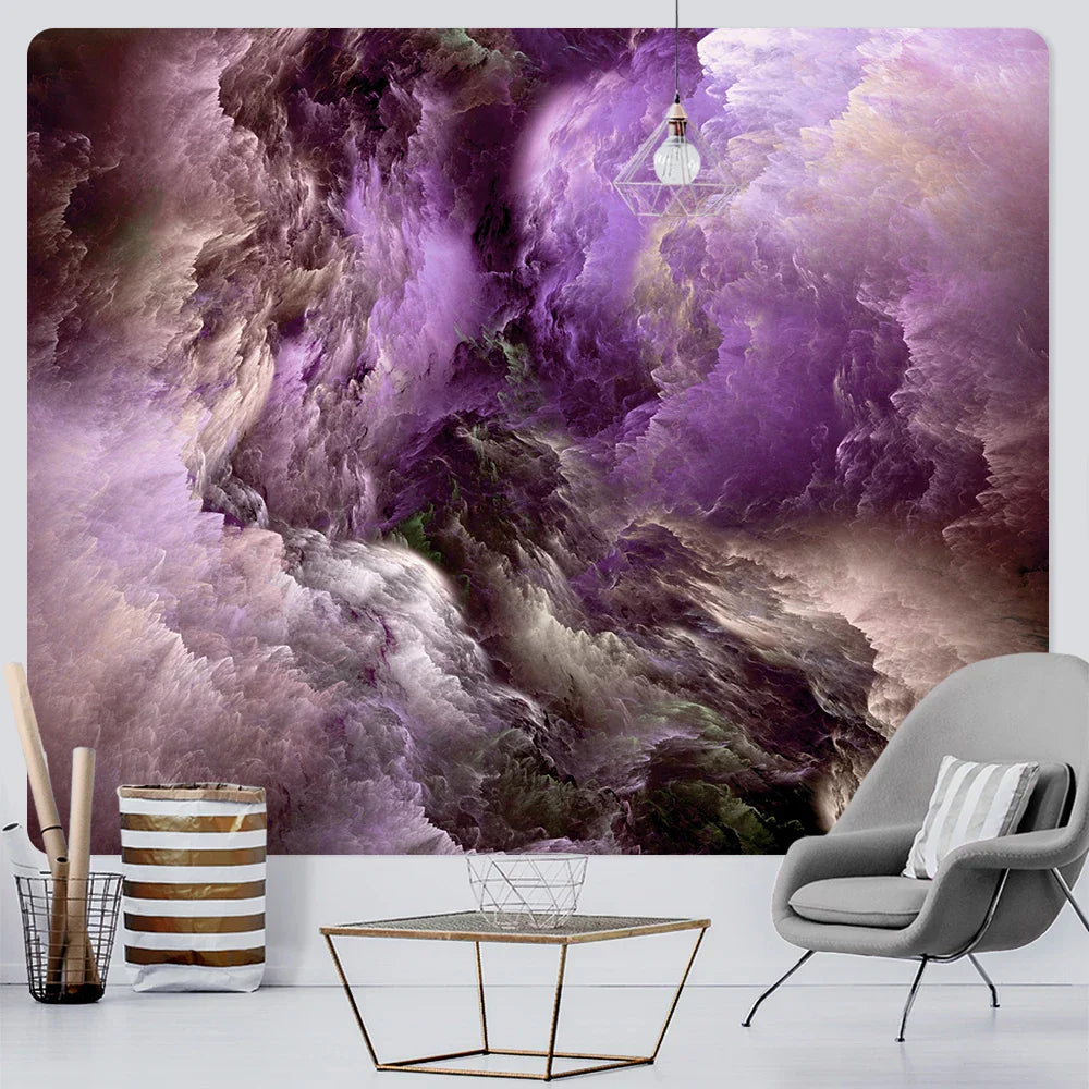 Decorbites™ Cloud Home Tapestry: Boho-Yoga-Matte & Hippie-Wanddekoration, große Größe