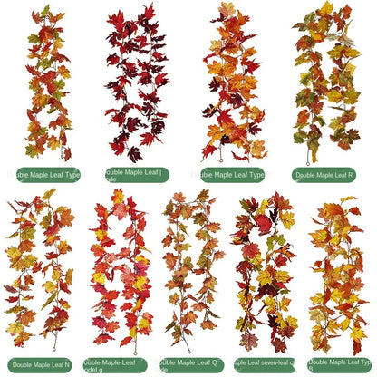 DecorBites™ Harvest Home Décor: Pumpkin, Pine Cone, Maple Leaf, Vine Hanging Decoration