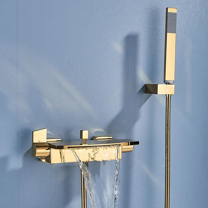 Decorbites™ Zweihand-Wasserfall-Badewannenmischer mit Handbrause