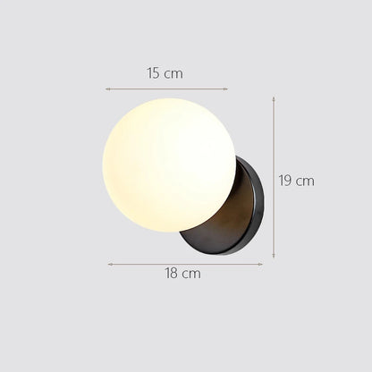 Decorbites™ Glasball-Wandlampe: Modernes minimalistisches nordisches Design, luxuriöse Beleuchtung für das Schlafzimmer