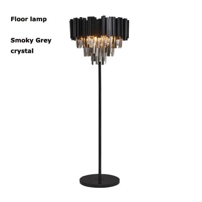 Decorbites™ Kristall-Marmor-LED-Stehlampen - Art Deco Gold Schwarz Edelstahl