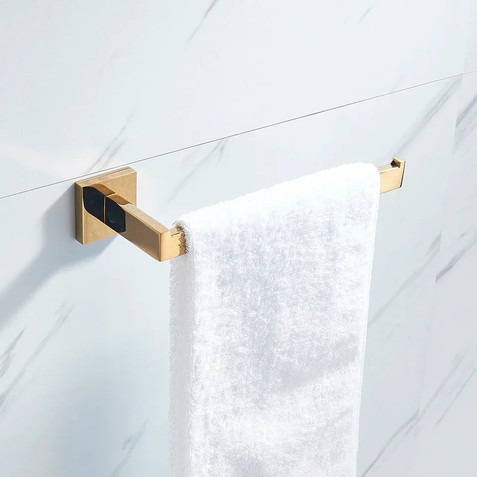 Gold Polished Bath Set